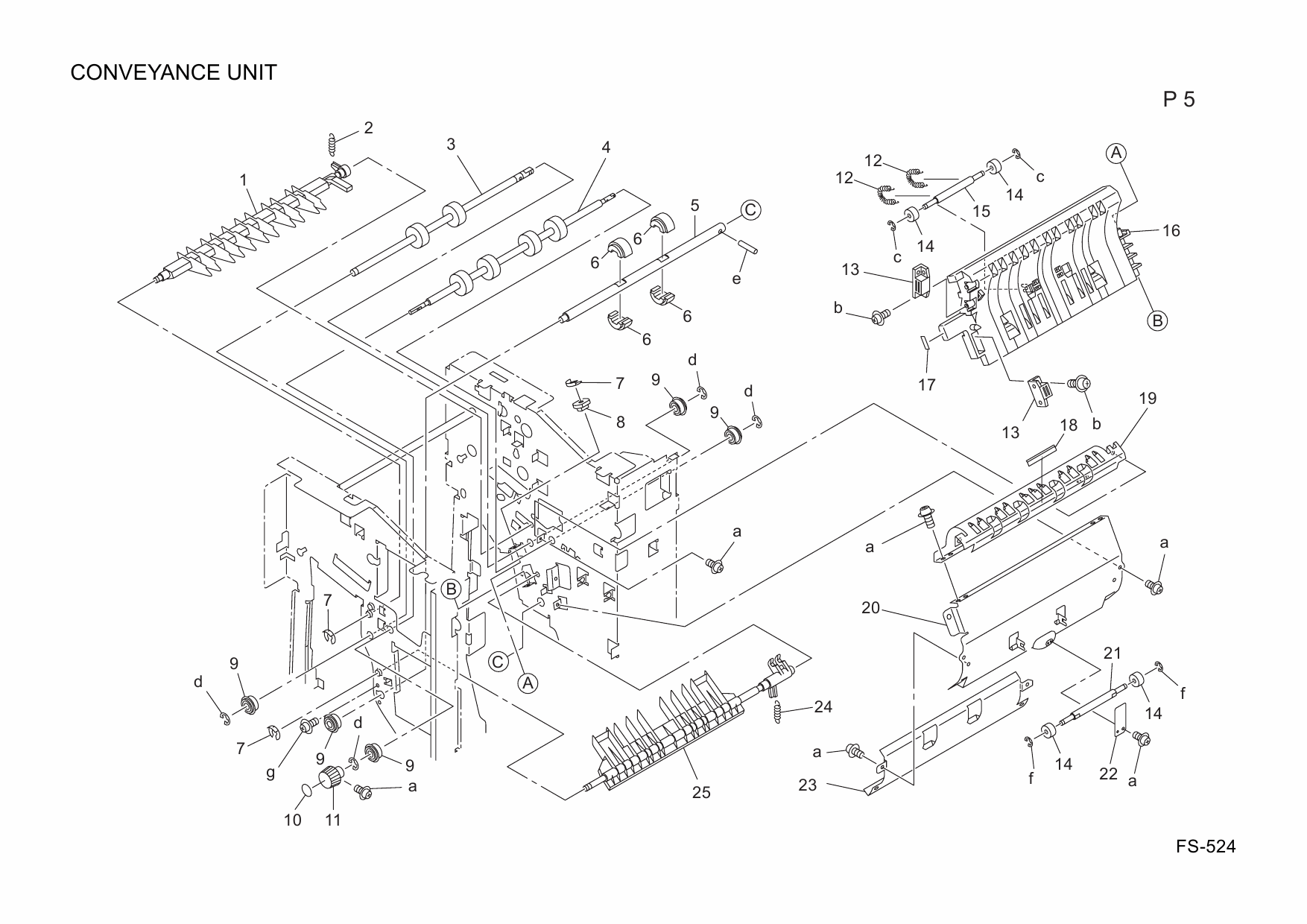 Konica-Minolta Options FS-524 A0R1 Parts Manual-2